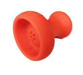 Siliconen tabakskop waterpijp rubber kop red