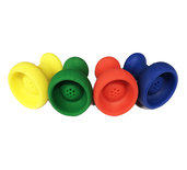 Siliconen tabakskop waterpijp rubber kop red
