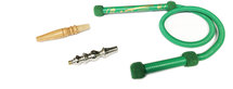 Waterpijp slang/hose met afkoppelbare mondstuk-Cairo special green