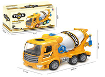 Mixer vrachtwagen speelgoed truck- met licht en geluid - deuren op en dicht functie - 29.5CM