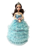 Little Princess - Speelgoed prinsesje pop met lichtjes en muziek (dansen) - blauw