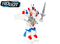 Robot met geluid en led lichtjes - Space Fighter Spin robot 23CM