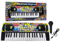 Keyboard met 37 tonen - Speelgoed muziek piano - met microfoon - 45 CM