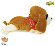 Schattig blaffende speelgoed hondje - Met 7 verschillende kunstjes op geluid/aanraken - Voice Control Pets - 29CM