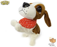 Schattig blaffende speelgoed hondje - Met 7 verschillende kunstjes op geluid/aanraken - Voice Control clap dog- 29CM