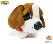 Schattig blaffende speelgoed hondje - Met 7 verschillende kunstjes op geluid/aanraken - Voice Control clap dog- 29CM