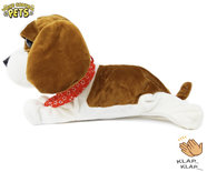Schattig blaffende speelgoed hondje - Met 7 verschillende kunstjes op geluid/aanraken - Voice Control clap dog- 29CM