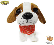 Schattig blaffende speelgoed hondje - Met 7 verschillende kunstjes op geluid/aanraken - Voice Control clap dog- 29CM
