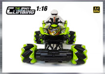 RC Climbing Car QUAD 1:16 2.4ghz - BRAVE speelgoed quad (oplaadbaar) 25CM