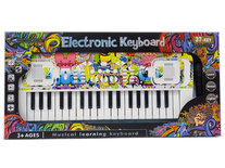 Speelgoed Keyboard piano met 37 tonen met microfoon - 45 CM