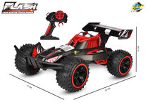 RC Race Buggy NQD - 2.4GHZ radio grafisch bestuurbare auto 12km/u - 1:16 - oplaadbaar + extra accu