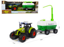 Landbouw tractor voertuig met giertank - met geluid en lichtjes - speelgoed tractor 38CM