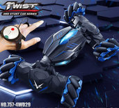 Rc Stunt Car 4WD Transformer auto met hand en Afstandsbediening bestuurbaar Twisten Off-Road Voertuig 1:10 - 2.4ghz