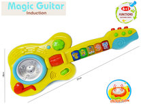 Speelgoed elektronische gitaar met verschillende tonen - Magic Guitar - sensor actief systeem - 37CM