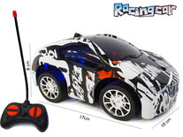 RC Racing Car - 3D LED Flash light - radio grafisch bestuurbaar auto 1:20 - 17CM
