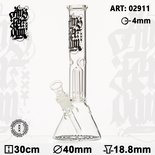 Bong Glass Amsterdam - weed pijp glas - H:30cm- Ø: 40mm-SG:18.8mm