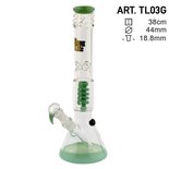 Thug Life | Beaker Green Bong - H:38cm - SG:18.8mm - Ø:44mm