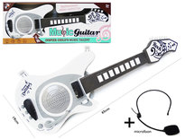 Speelgoed elektrische muziek gitaar met microfoon - Music guitar + mic.