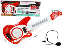 Speelgoed elektrische muziek gitaar met microfoon - Music guitar + mic.