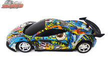 Rc auto met Led koplampen 1:16 - radio grafisch Sport Car (28CM)
