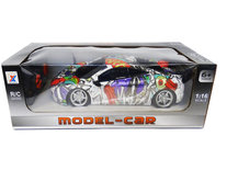 Rc auto met Led koplampen 1:16 - radio grafisch Sport Car (26CM)