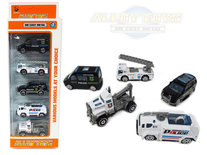 Model auto's 5 stuks - Die Cast Metal Cars - Metaal mini auto's - Alloy Toys - speelgoed mini politie voertuigen