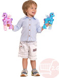 Bellenblaas pistool Pony - schiet automatisch bellen uit - met geluid en lichtjes (23CM)