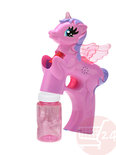 Bellenblaas pistool Pony - schiet automatisch bellen uit - met geluid en lichtjes (23CM)
