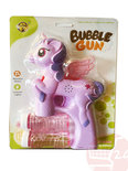 Bellenblaas pistool Pony - schiet automatisch bellen uit - met geluid en lichtjes (23CM)