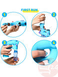 2x Bellenblaas pistool Pony - schiet automatisch bellen uit - met geluid en lichtjes (23CM)