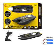 Rc race boot H118 - 2x accu oplaadbaar - 2.4ghz zender - 10km/h - 1:47