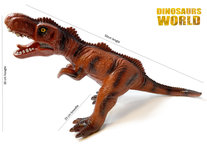 Giganotosaurus - maakt dino geluiden - Speelgoed dinosaurus 50 cm - zacht rubber - Dinoworld