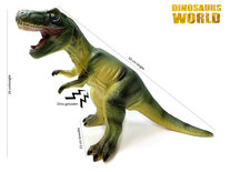 T-Rex Dinosaurus speelgoed - zacht rubber - maakt dino geluiden - Dinoworld - 50CM