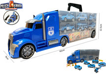 Politie Vrachtwagen kofferset - speelgoed politie 10-delig set- Mega Police truck - 42CM