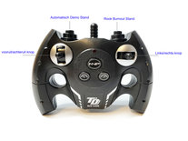 Rc auto 2.4GHZ Burnout Smoke Car met echte rook en LED-lichtjes en oplaadbaar