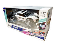 Rc auto 2.4GHZ Burnout Smoke Car met echte rook en LED-lichtjes en oplaadbaar