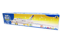 Airbus speelgoed vliegtuig met led licht en geluid 59cm