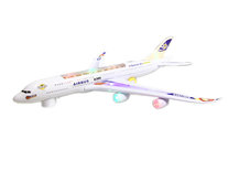 Airbus speelgoed vliegtuig met led licht en geluid 59cm