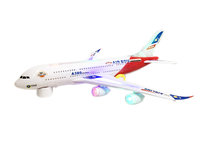 Airbus speelgoed vliegtuig A380 met licht en geluid 44cm
