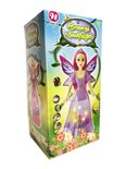 Dansende vlinder prinsesje pop fee met licht en muziek (26CM)