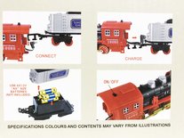 Speelgoed stoomtrein | Rail Baan 103x78CM - TRAIN KING