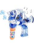 Bellenblaas pistool Fish met lichtjes en geluiden (automatisch bellen schieten)