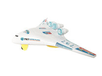 Future plane 797 - vliegtuig met led lichtjes en geluid - Jumbo Airplane 25CM