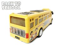 Schoolbus met Disco Led Lichtjes en Muziek - speelgoed busje 24CM