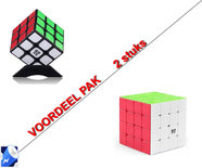Breinbreker cube| rubik's kubus (3X3) 6CM + Breinbreker Revenge 4x4x4 - kubus -6.2CM