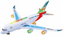 Airbus speelgoed vliegtuig A380 met licht en geluid 44cm