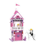 COGO Girls - Prinses kasteel - bouwsteen set van 167 stuks - bouwblokken