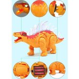 Dinosaurus speelgoed - Stegosaurus - met lichtjes en dinosaurus geluid
