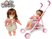 Baby Doll Bonnie met poppenwagen- inclusief accessoires