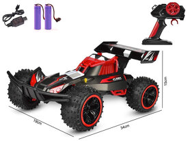 RC Race Buggy NQD - 2.4GHz - Radiografisch bestuurbare Auto 12km/u - 1:16 - Oplaadbaar + Extra accu